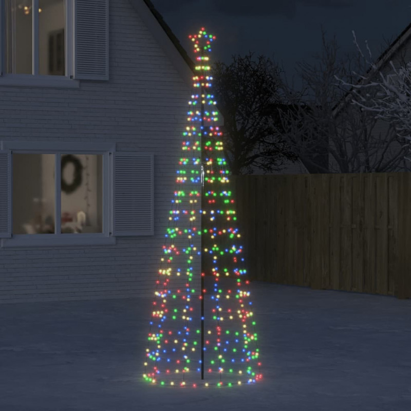 Choinka z lampek, z kołkami, 570 kolorowych LED, 300 cm
