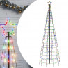 Choinka z lampek, z kołkami, 570 kolorowych LED, 300 cm