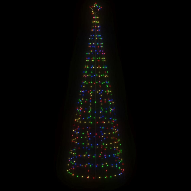 Choinka z lampek, z kołkami, 570 kolorowych LED, 300 cm