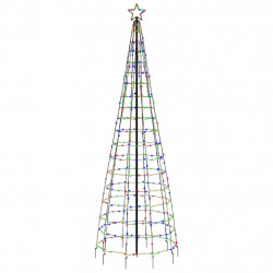 Choinka z lampek, z kołkami, 570 kolorowych LED, 300 cm