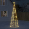 Choinka z lampek, z kołkami, 570 ciepłych białych LED, 300 cm