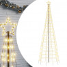 Choinka z lampek, z kołkami, 570 ciepłych białych LED, 300 cm