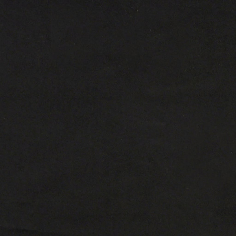 3-częściowy komplet wypoczynkowy, obity aksamitem, czarna