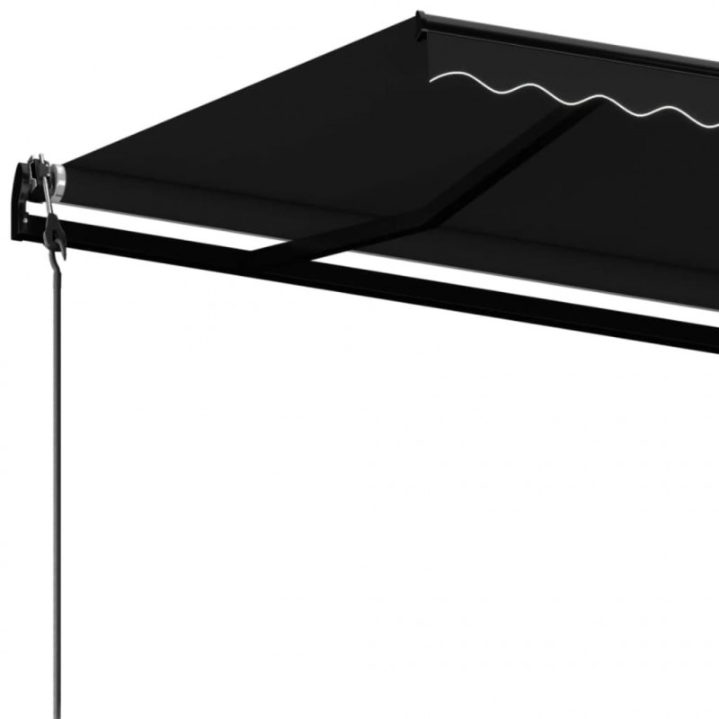 Automatycznie zwijana markiza, 400 x 350 cm, antracytowa