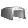 Namiot magazynowy, 300 x 750 cm, stal, szary