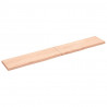 Półka, 200x30x(2-4) cm, surowe lite drewno dębowe