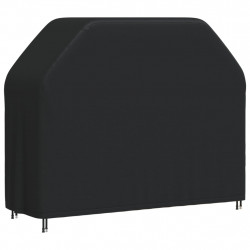 Pokrowiec na grilla, 162x61x122 cm, czarny, tkanina Oxford 420D