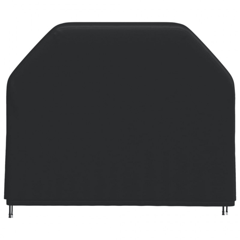 Pokrowiec na grilla, 162x61x122 cm, czarny, tkanina Oxford 420D