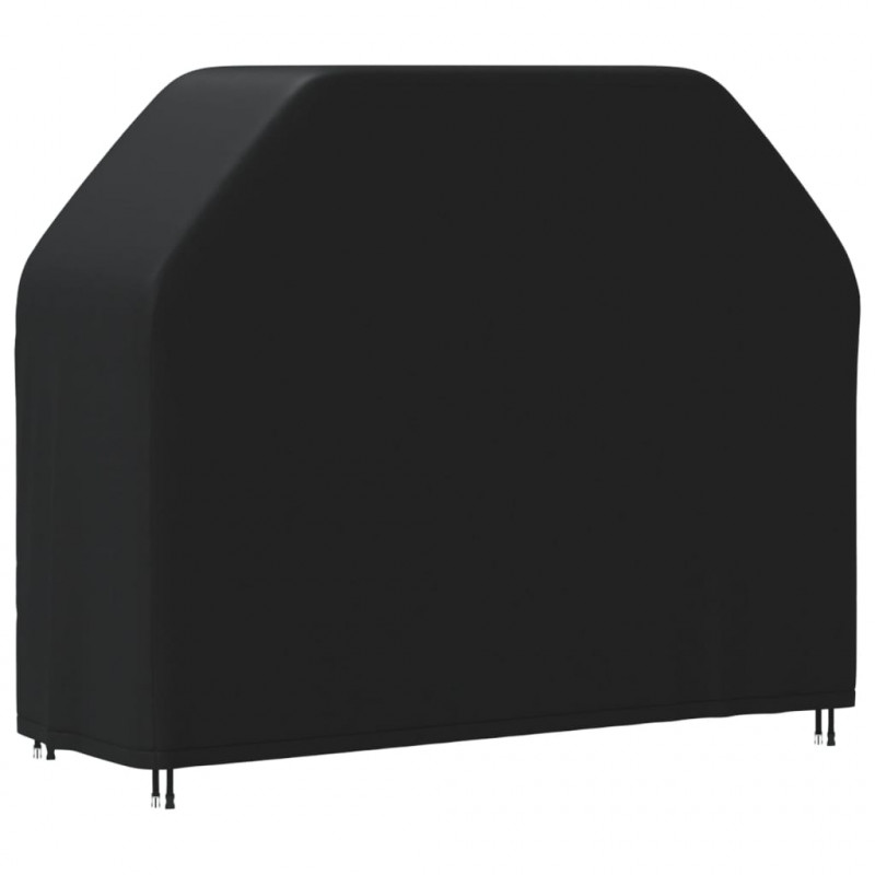 Pokrowiec na grilla, 162x61x122 cm, czarny, tkanina Oxford 420D