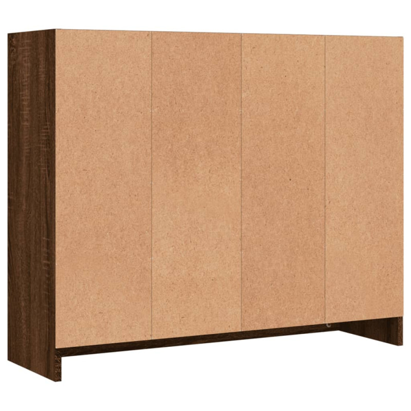 Szafka, brązowy dąb, 91x28x75 cm, materiał drewnopochodny