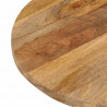 Blat stołu, 140x60x3,8 cm, owalny, lite drewno mango