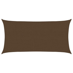 Żagiel przeciwsłoneczny, 160 g/m², brązowy, 2x4 m, HDPE