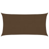 Żagiel przeciwsłoneczny, 160 g/m², brązowy, 2x4 m, HDPE