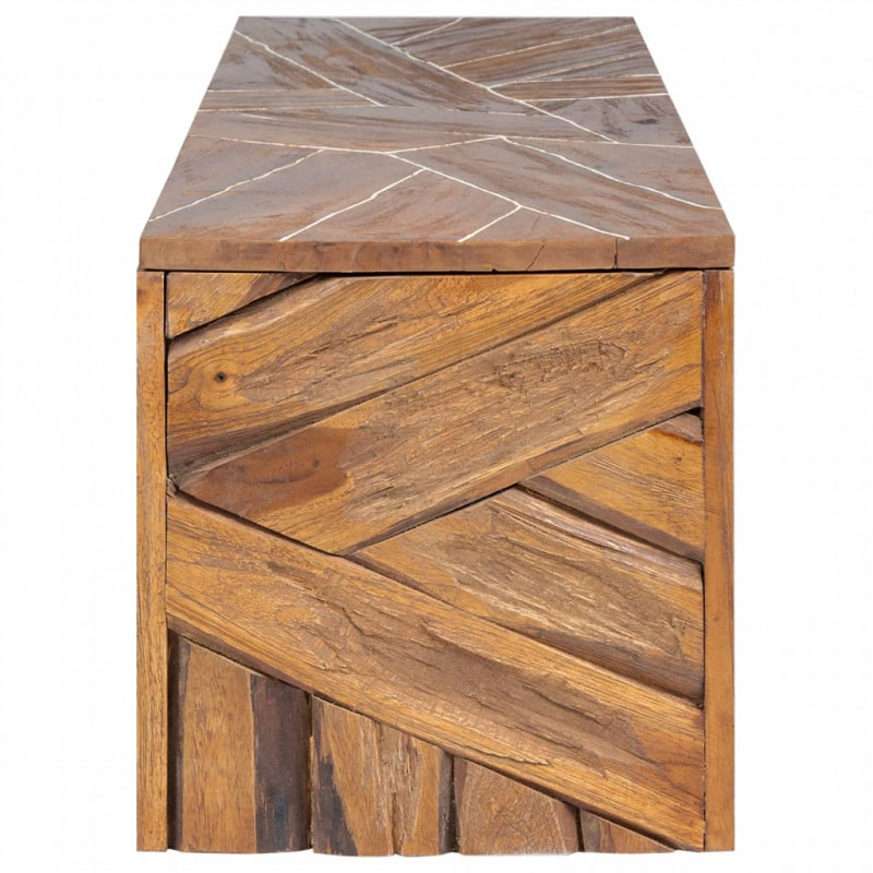 Stojak pod telewizor, 110x60x38 cm, lite drewno tekowe