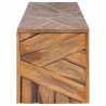 Stojak pod telewizor, 110x60x38 cm, lite drewno tekowe