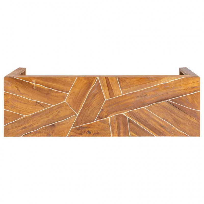 Stojak pod telewizor, 110x60x38 cm, lite drewno tekowe