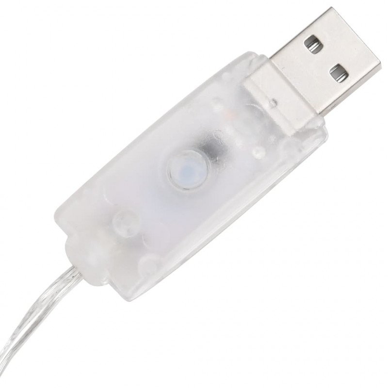 Stożek dekoracyjny, akrylowy, ciepłe białe LED, 120 cm