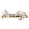 Elektryczny stelaż do łóżka z 42 listwami, 7 stref, 100x200 cm