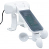 Automatycznie zwijana markiza z LED, burgundowa, 500x350 cm
