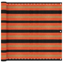 Parawan balkonowy, wielokolorowy, 90x500 cm, HDPE