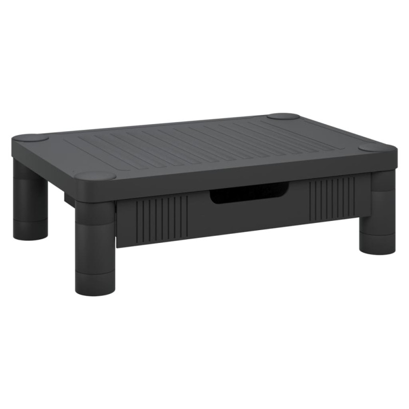 Podstawka pod monitor, czarna, 43x30,5x13 cm