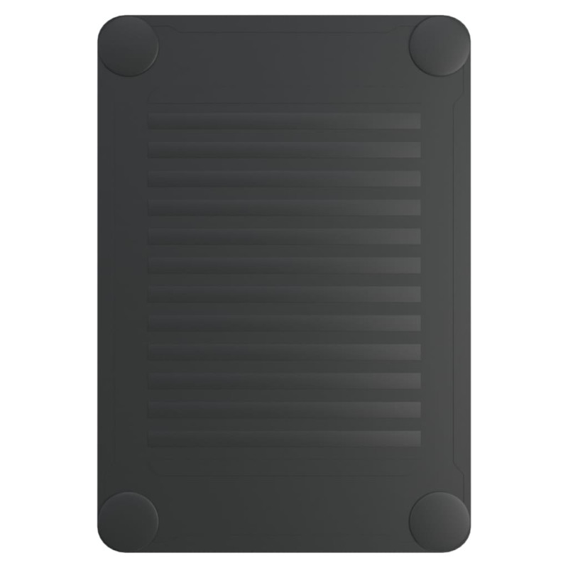 Podstawka pod monitor, czarna, 43x30,5x13 cm