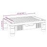 Podstawka pod monitor, czarna, 43x30,5x13 cm