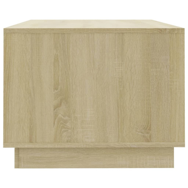 Stolik kawowy, dąb sonoma 102x55x43 cm, materiał drewnopochodny