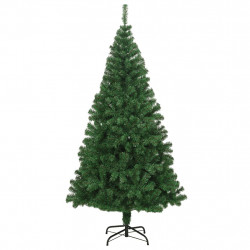 Sztuczna choinka o grubych gałązkach, zielona, 180 cm, PVC