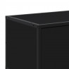 Szafka pod TV, czarna, 240x35x41 cm, materiał drewnopochodny