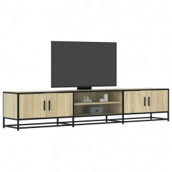 Szafka pod TV, dąb sonoma, 210x35x41cm, materiał drewnopochodny