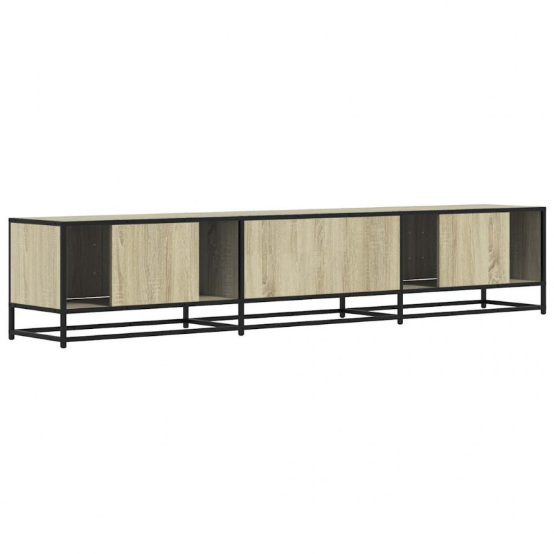 Szafka pod TV, dąb sonoma, 210x35x41cm, materiał drewnopochodny