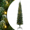 Sztuczna, smukła choinka, 300 LED, 210 cm