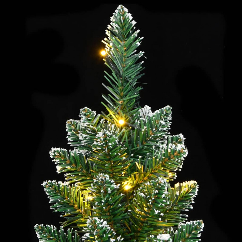 Sztuczna, smukła choinka, 300 LED, 210 cm