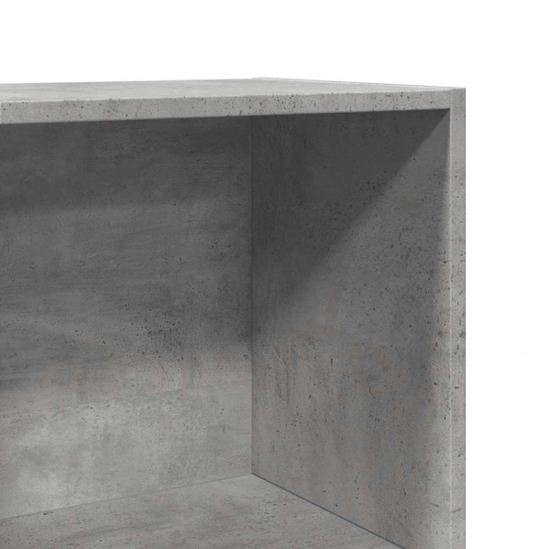 Regał na książki, szarość betonu, 60x30x114 cm