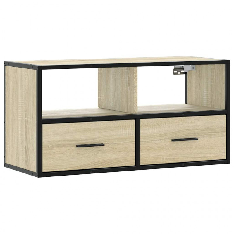 Szafka pod telewizor, dąb sonoma, 80x31x39,5 cm