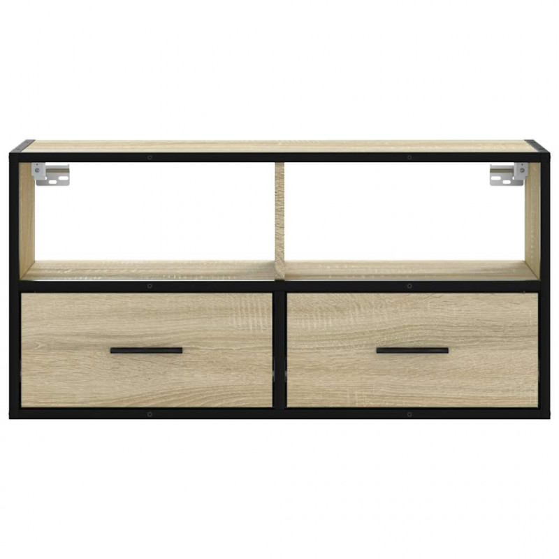 Szafka pod telewizor, dąb sonoma, 80x31x39,5 cm