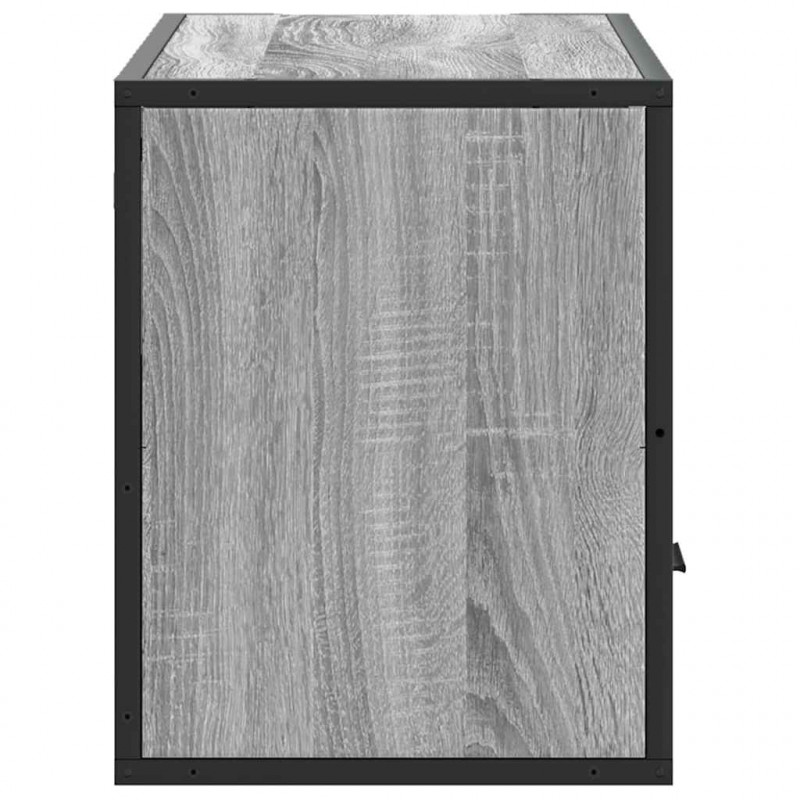 Szafka pod telewizor, szary dąb sonoma, 80x31x39,5 cm