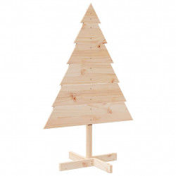 Drewniana choinka do udekorowania, 110 cm, lite drewno sosnowe