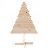 Drewniana choinka do udekorowania, 110 cm, lite drewno sosnowe