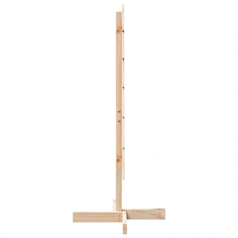 Drewniana choinka do udekorowania, 110 cm, lite drewno sosnowe