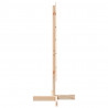 Drewniana choinka do udekorowania, 110 cm, lite drewno sosnowe