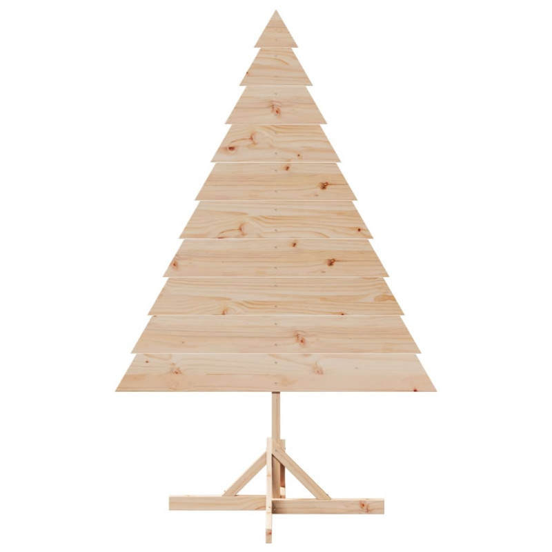 Drewniana choinka do udekorowania, 180 cm, lite drewno sosnowe