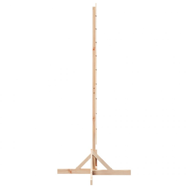 Drewniana choinka do udekorowania, 180 cm, lite drewno sosnowe