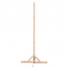 Drewniana choinka do udekorowania, 180 cm, lite drewno sosnowe
