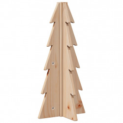 Drewniana choinka do udekorowania, 49 cm, lite drewno sosnowe