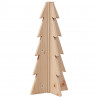 Drewniana choinka do udekorowania, 49 cm, lite drewno sosnowe