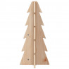 Drewniana choinka do udekorowania, 49 cm, lite drewno sosnowe