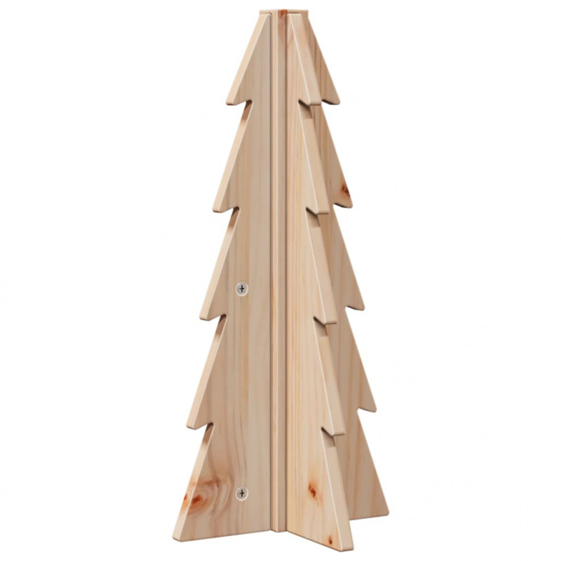 Drewniana choinka do udekorowania, 49 cm, lite drewno sosnowe