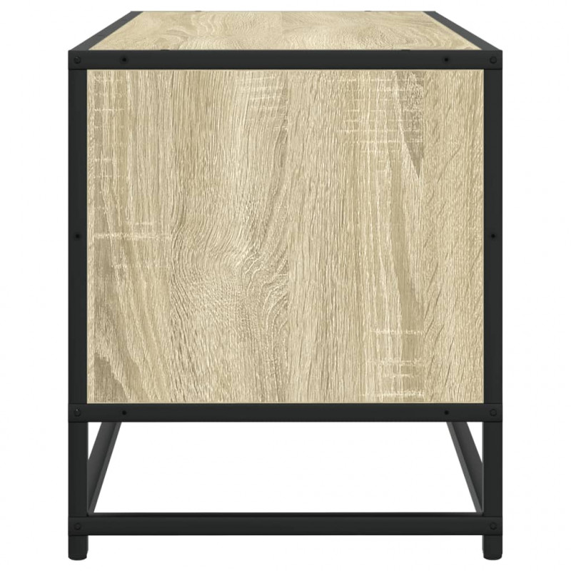 Szafka pod telewizor, dąb sonoma, 80x34,5x40 cm